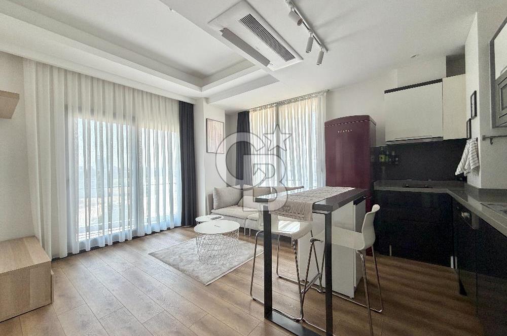 BORNOVA AVCILAR EFFECT KİRALIK 1+1 TADİLATLI KÖŞE KONUMLU DAİRE