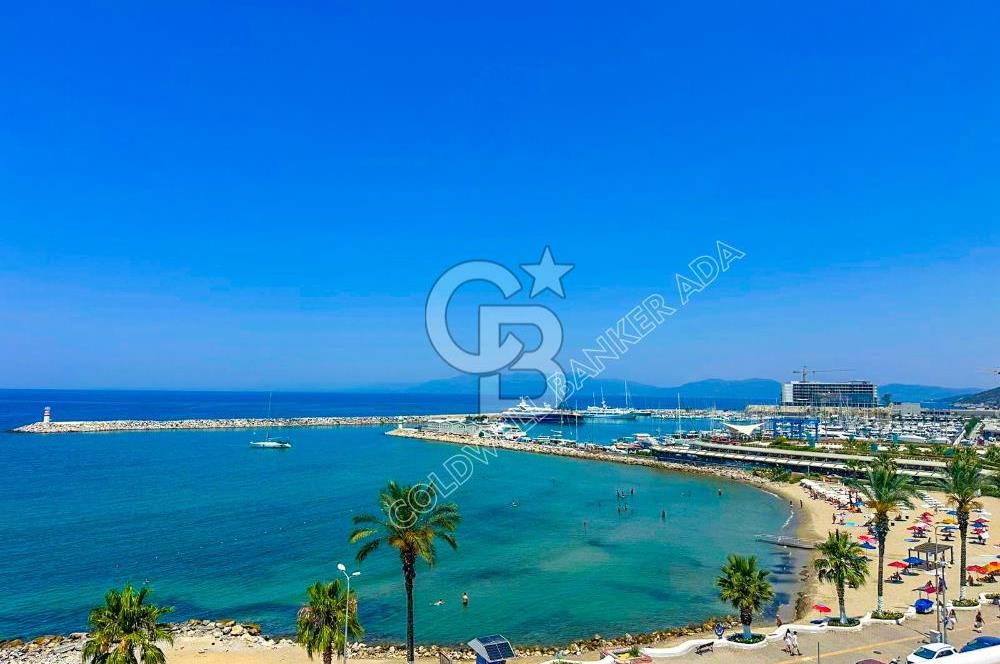 Kuşadası Kordon’da Panoramik Deniz Manzaralı Çatı Dubleks