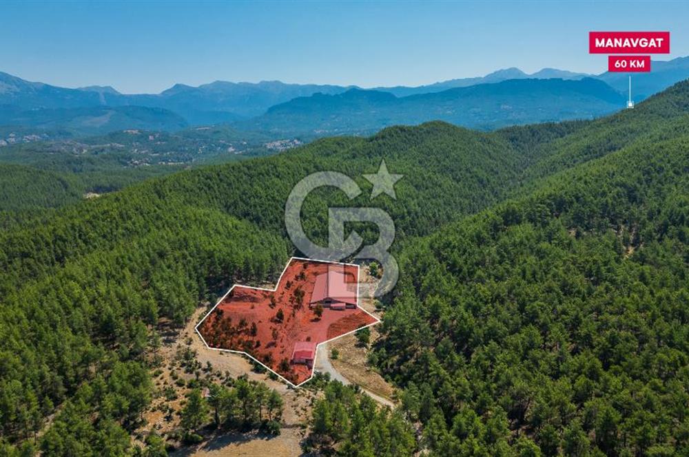 MANAVGAT ÇALTEPE'DE MUAZZAM ARAZİSİ İLE SATILIK ÇİFTLİK