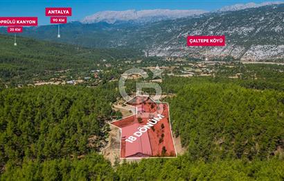 MANAVGAT ÇALTEPE'DE MUAZZAM ARAZİSİ İLE SATILIK ÇİFTLİK