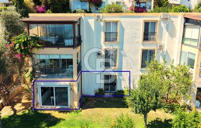 Bodrum Merkez'de Satılık Geniş Site İçi 2+1 Bahçe Katı Daire