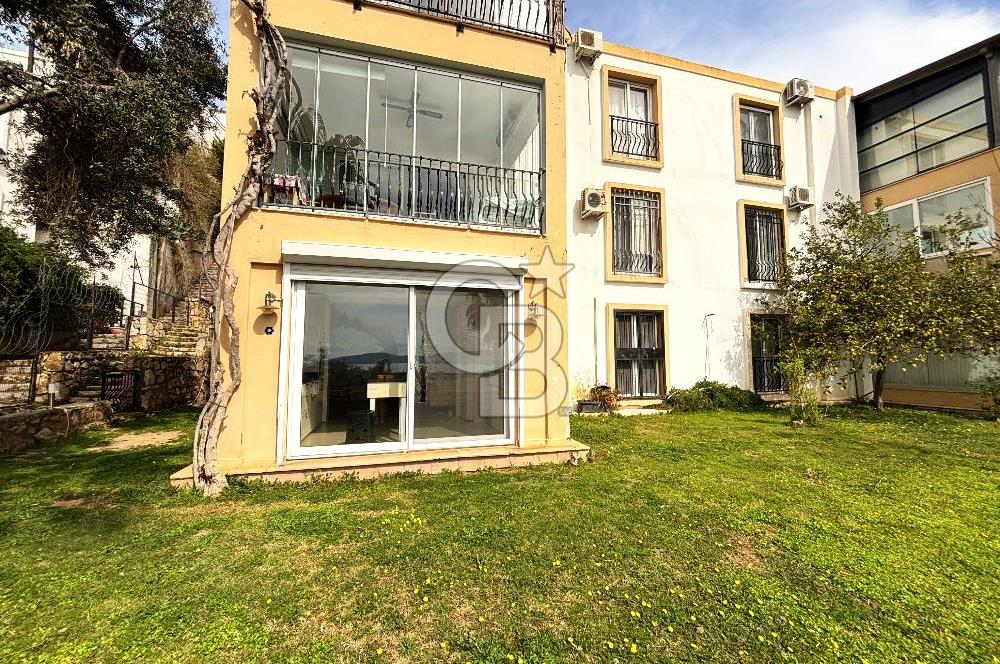 Bodrum Merkez'de Satılık Geniş Site İçi 2+1 Bahçe Katı Daire