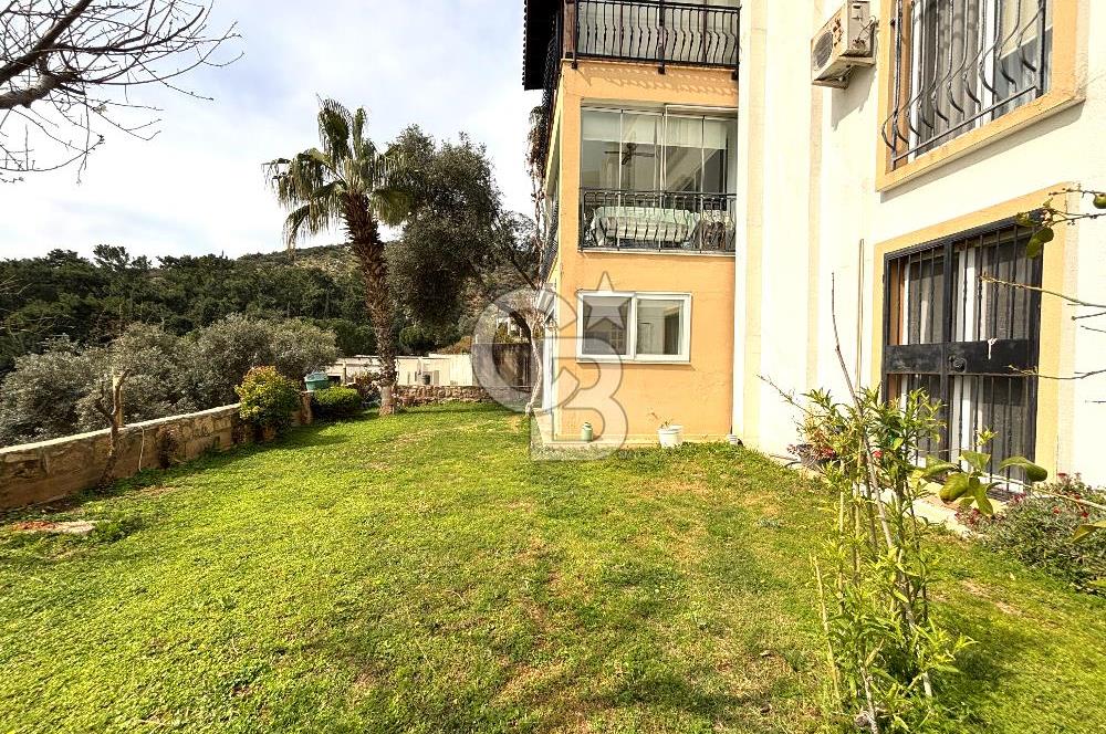 Bodrum Merkez'de Satılık Geniş Site İçi 2+1 Bahçe Katı Daire