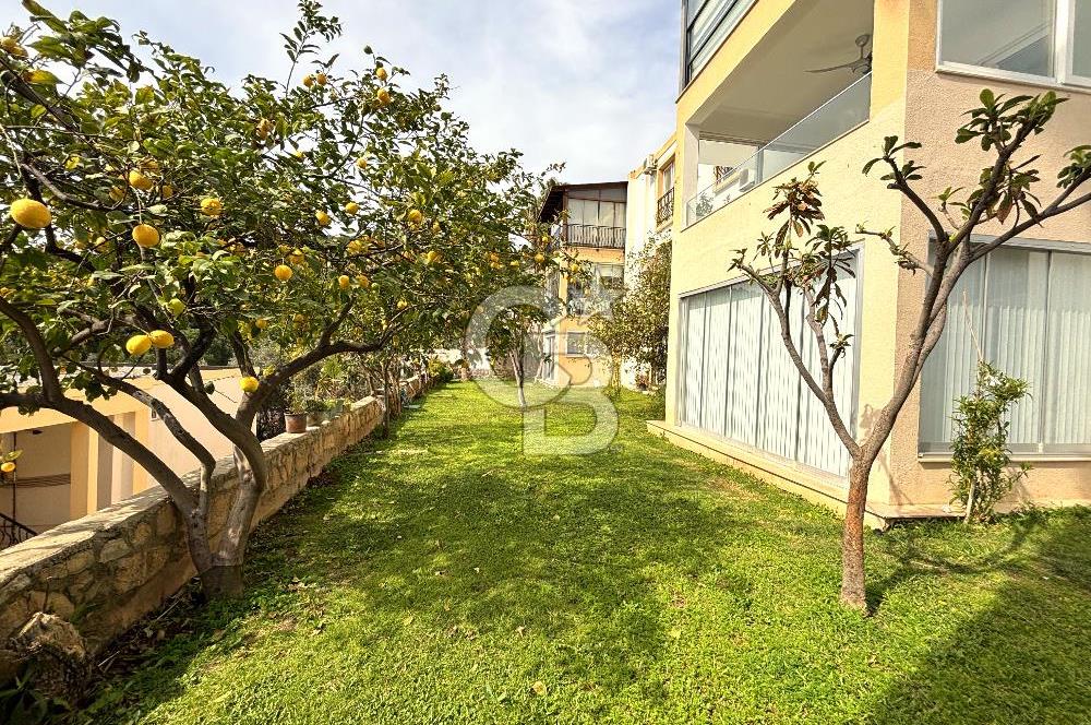 Bodrum Merkez'de Satılık Geniş Site İçi 2+1 Bahçe Katı Daire