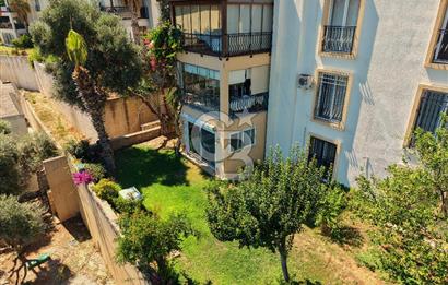 Bodrum Merkez'de Satılık Geniş Site İçi 2+1 Bahçe Katı Daire