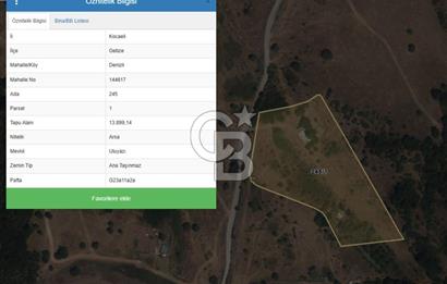 GEBZE DENİZLİ'DE KONUT (VİLLA PRJ)İMARLI GÖL MANZARALI MUHTEŞEM