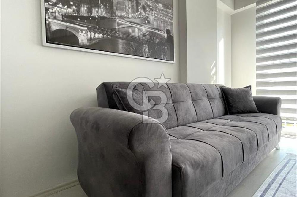 GÖRÜKLE DE MERKEZİ KONUMDA 1+1 EŞYALI SATILIK KİRACISIZ DAİRE