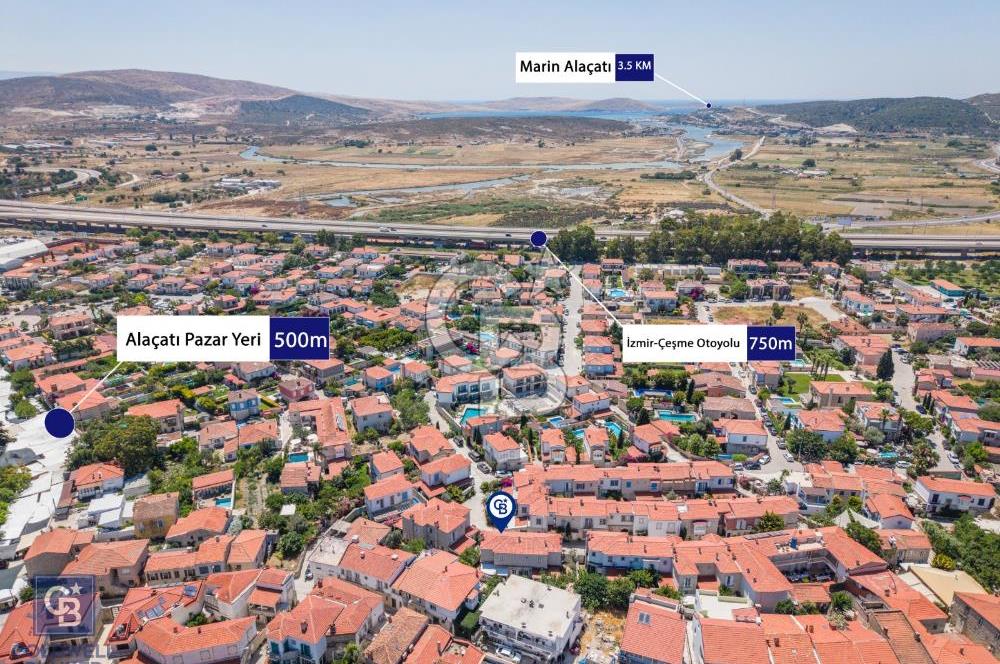 Alaçatı Hacımemiş'te 12 Ay Yaşama Uygun Eşyalı Taş Ev