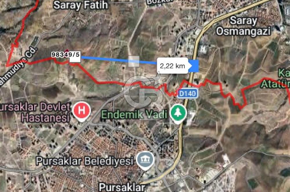 PURSAKLAR SARAYDA ÇOK KAT İMARLI YATIRIMLIK SATILIK FIRSAT ARSA