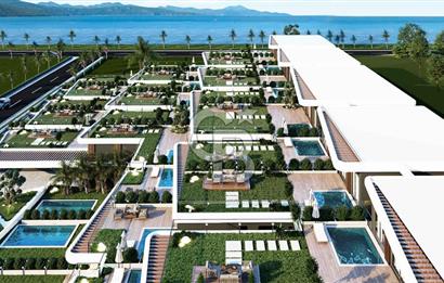 ÇEŞME 16 EYLÜL'DE Inn Saranda Suits'te Satılık 1+1 Deniz Cephe Daire 