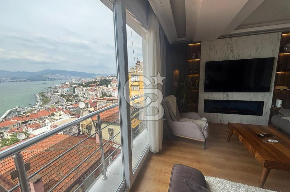 Tarihi Asansör yakını Ful Deniz Manzaralı Kiralık 3+1EşyalıDaire