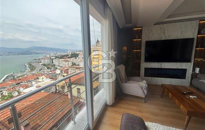 Tarihi Asansör yakını Ful Deniz Manzaralı Kiralık 3+1EşyalıDaire