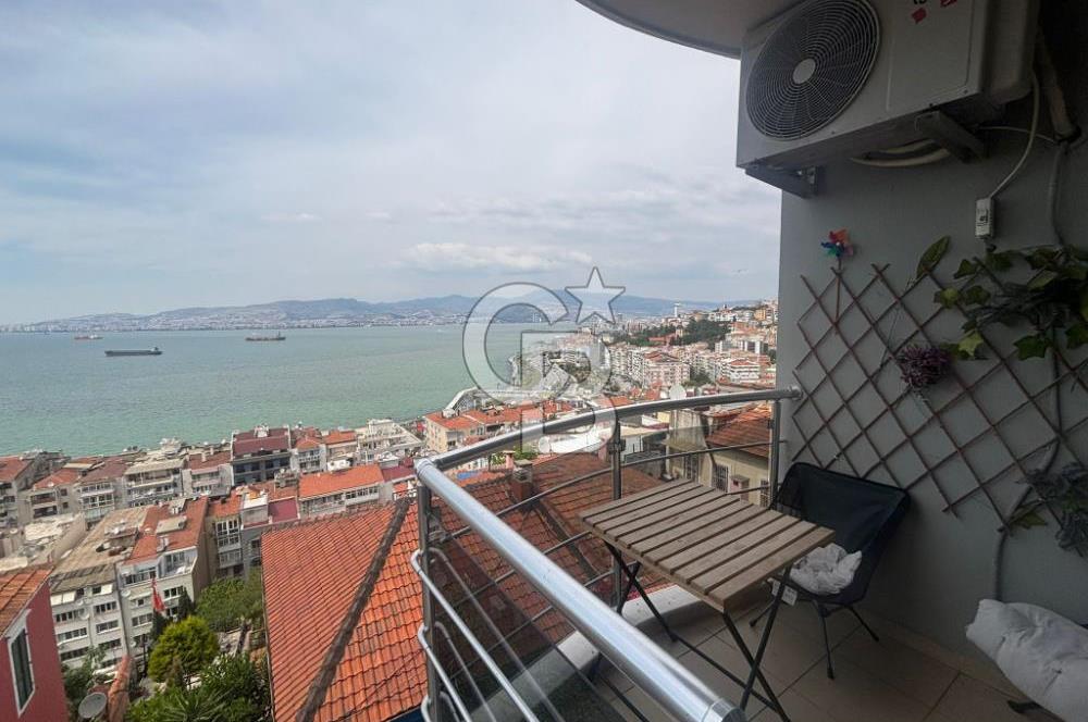 Tarihi Asansör yakını Ful Deniz Manzaralı Kiralık 3+1EşyalıDaire