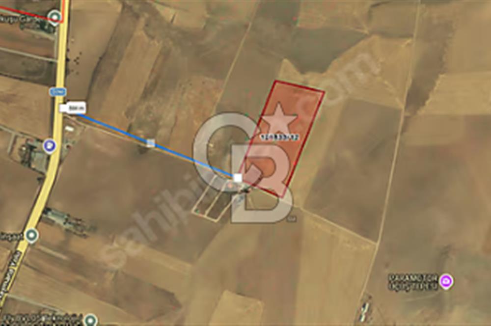 GÖLBAŞI-YAVRUCUK-Haymana Yoluna 500 mt - 4.384 m2 TARLA HİSSESİ