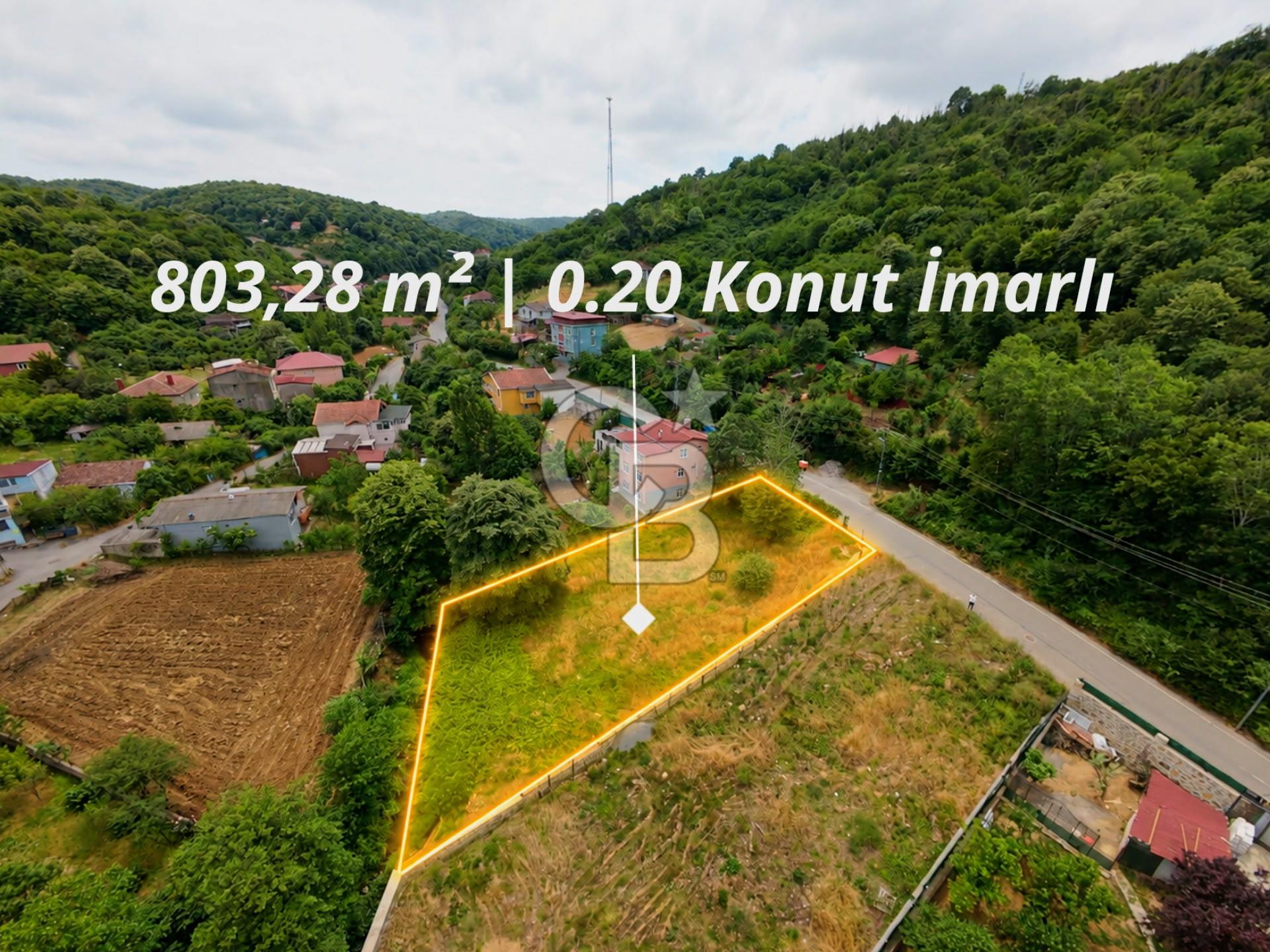 Beykoz Anadolufenerinde 803 m² 0.20 Konut İmarlı Satılık Arsa