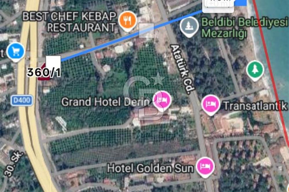 ANTALYA-KEMER ANA YOLUNA CEPHE,BELDİBİ 2 GİRİŞİ,KÖŞE PARSEL