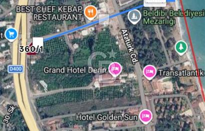 ANTALYA-KEMER ANA YOLUNA CEPHE,BELDİBİ 2 GİRİŞİ,KÖŞE PARSEL