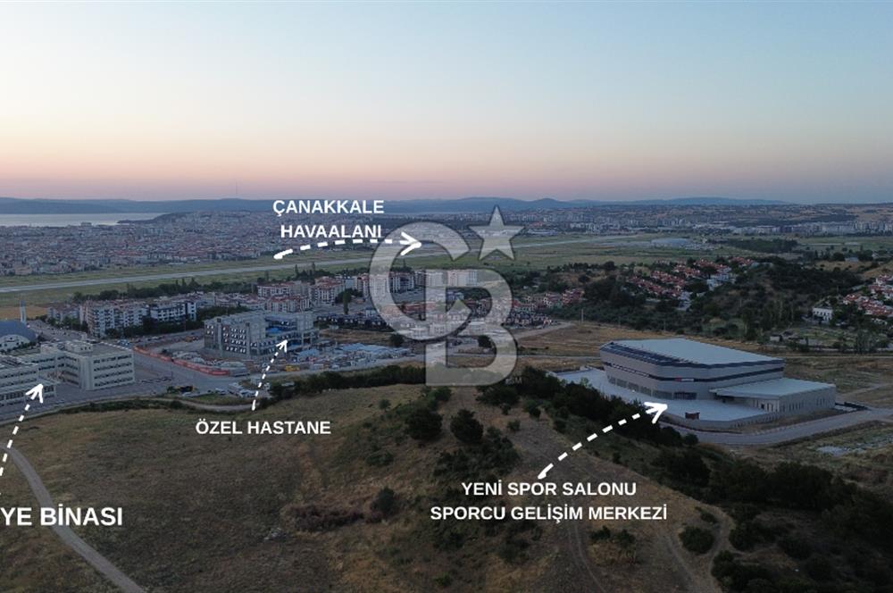 ÇANAKKALE MERKEZ SARI BÖLGEDE SATILIK ARAZİ