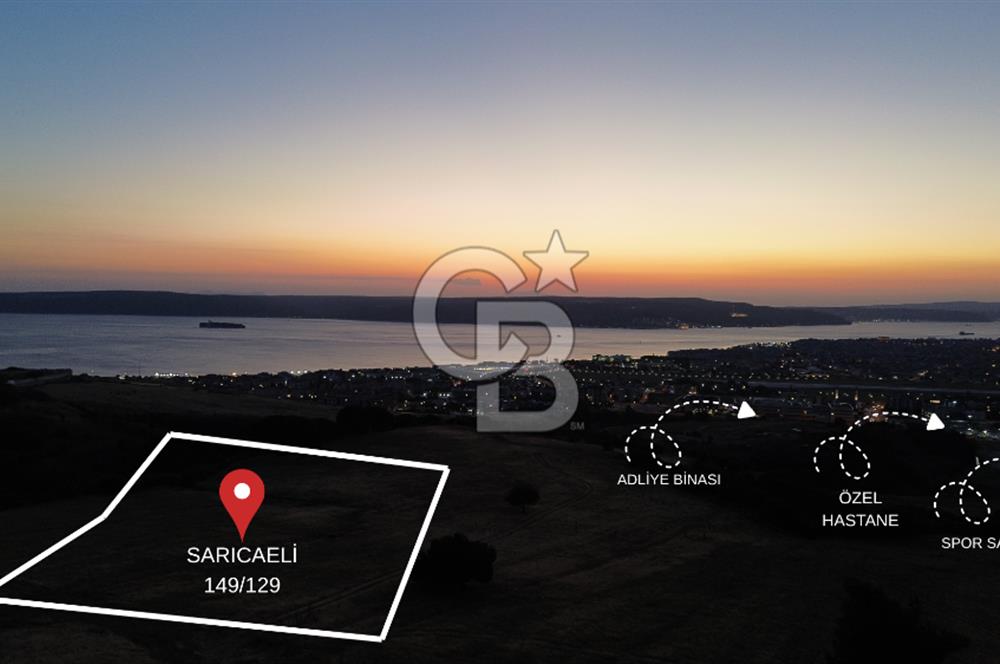 ÇANAKKALE MERKEZ SARI BÖLGEDE SATILIK ARAZİ