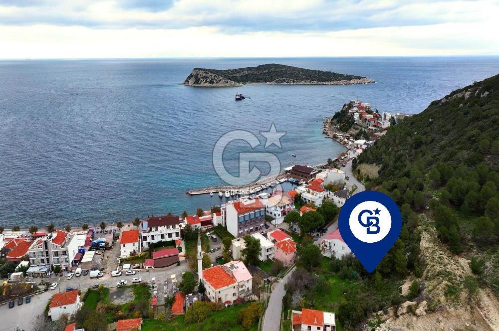 Karaburun İskelede Denize 100 m Full Deniz Manzaralı İmarlı Arsa