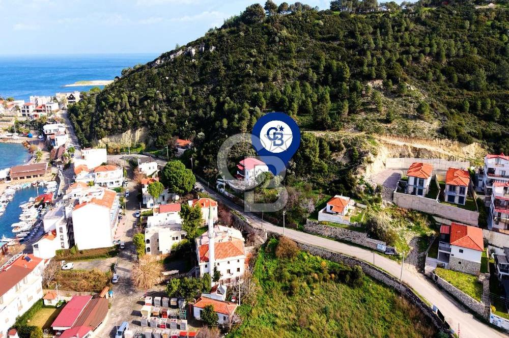 Karaburun İskelede Denize 100 m Full Deniz Manzaralı İmarlı Arsa