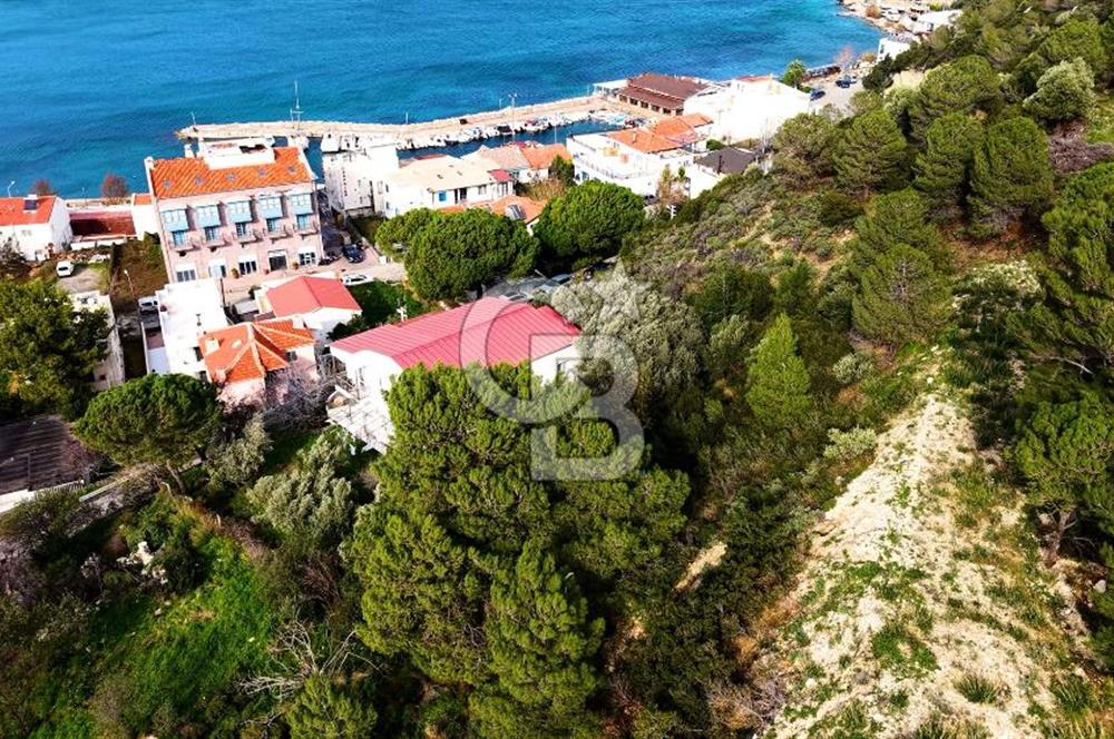 Karaburun İskelede Denize 100 m Full Deniz Manzaralı İmarlı Arsa