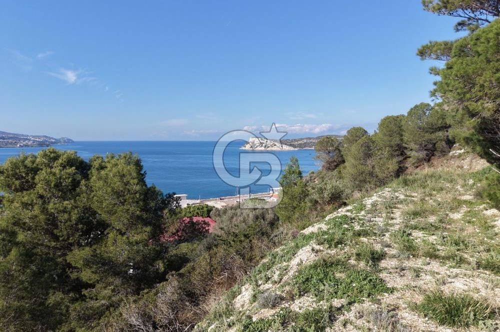 Karaburun İskelede Denize 100 m Full Deniz Manzaralı İmarlı Arsa