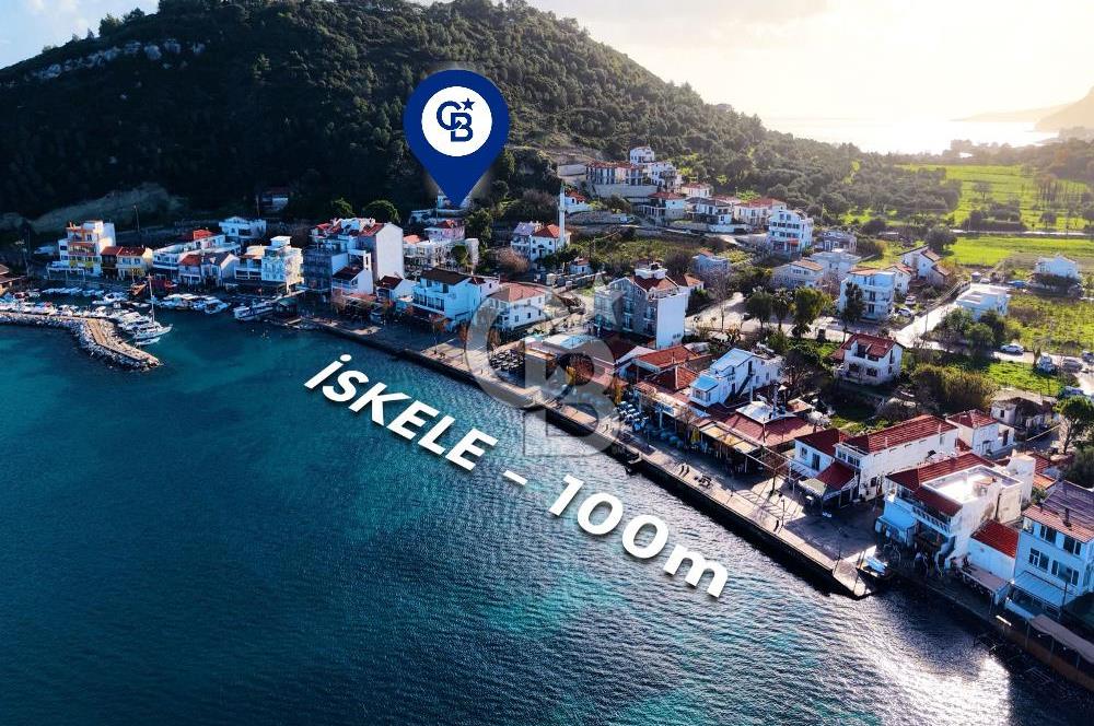 Karaburun İskelede Denize 100 m Full Deniz Manzaralı İmarlı Arsa