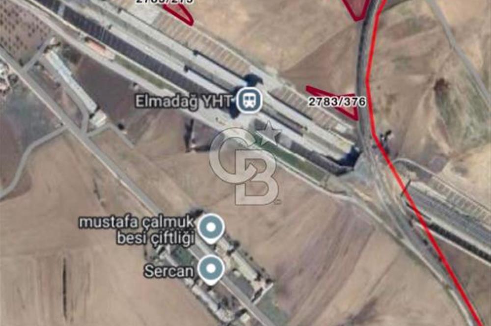 ELMADAĞ BAŞTAŞ ÇİMENTO KARŞISI Y.HIZLI TREN YOLU YAKINI TARLA