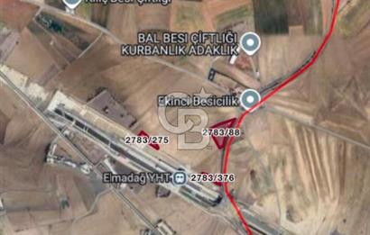 ELMADAĞ BAŞTAŞ ÇİMENTO KARŞISI Y.HIZLI TREN YOLU YAKINI TARLA