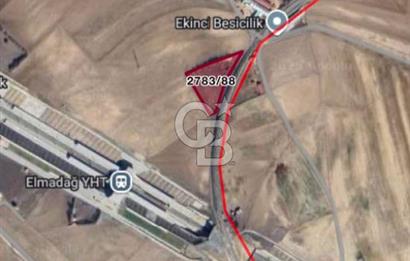 ELMADAĞ BAŞTAŞ ÇİMENTO KARŞISI Y.HIZLI TREN YOLU YAKINI TARLA