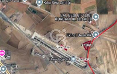 ELMADAĞ BAŞTAŞ ÇİMENTO KARŞISI Y.HIZLI TREN YOLU YAKINI TARLA