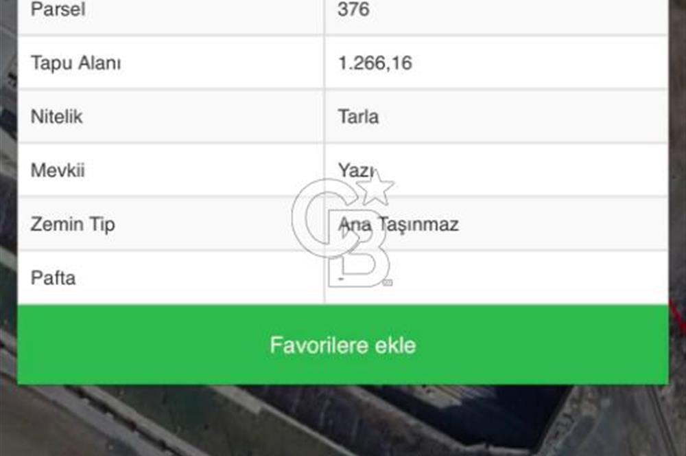 ELMADAĞ BAŞTAŞ ÇİMENTO KARŞISI Y.HIZLI TREN YOLU YANINDA TARLA