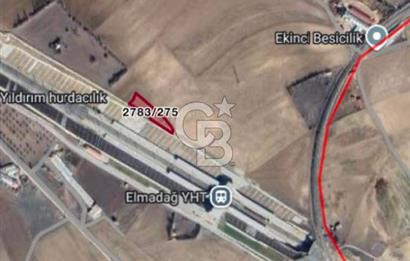 ELMADAĞ BAŞTAŞ ÇİMENTO KARŞISI Y.HIZLI TREN YOLU YANINDA TARLA