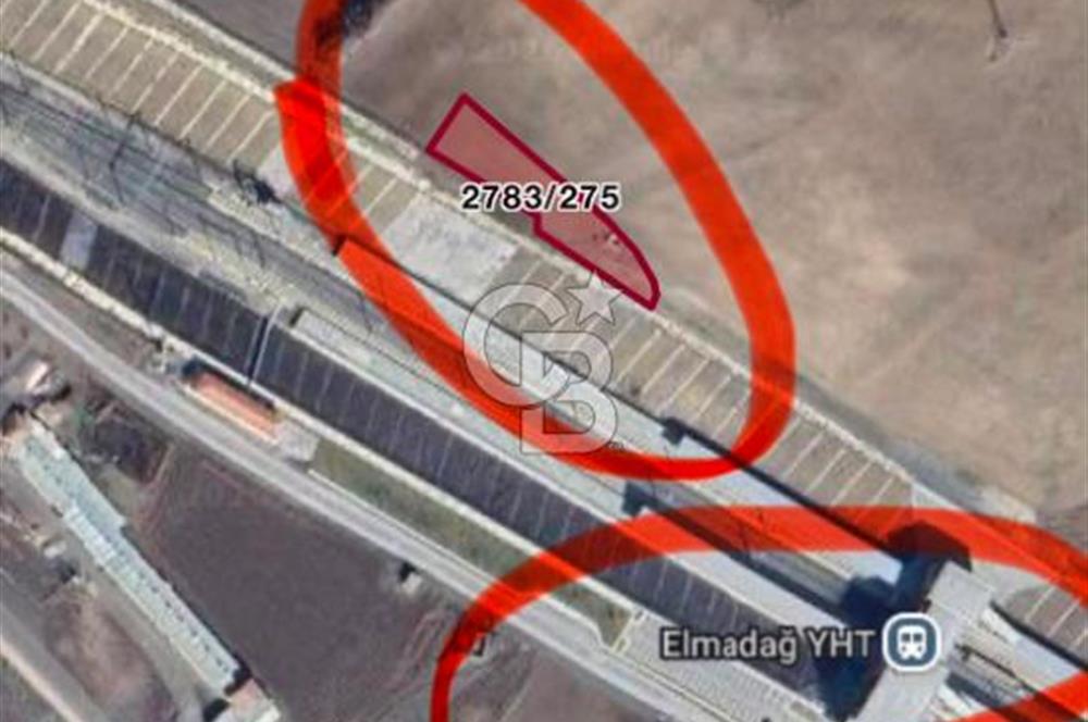 ELMADAĞ BAŞTAŞ ÇİMENTO KARŞISI Y.HIZLI TREN YOLU YANINDA TARLA