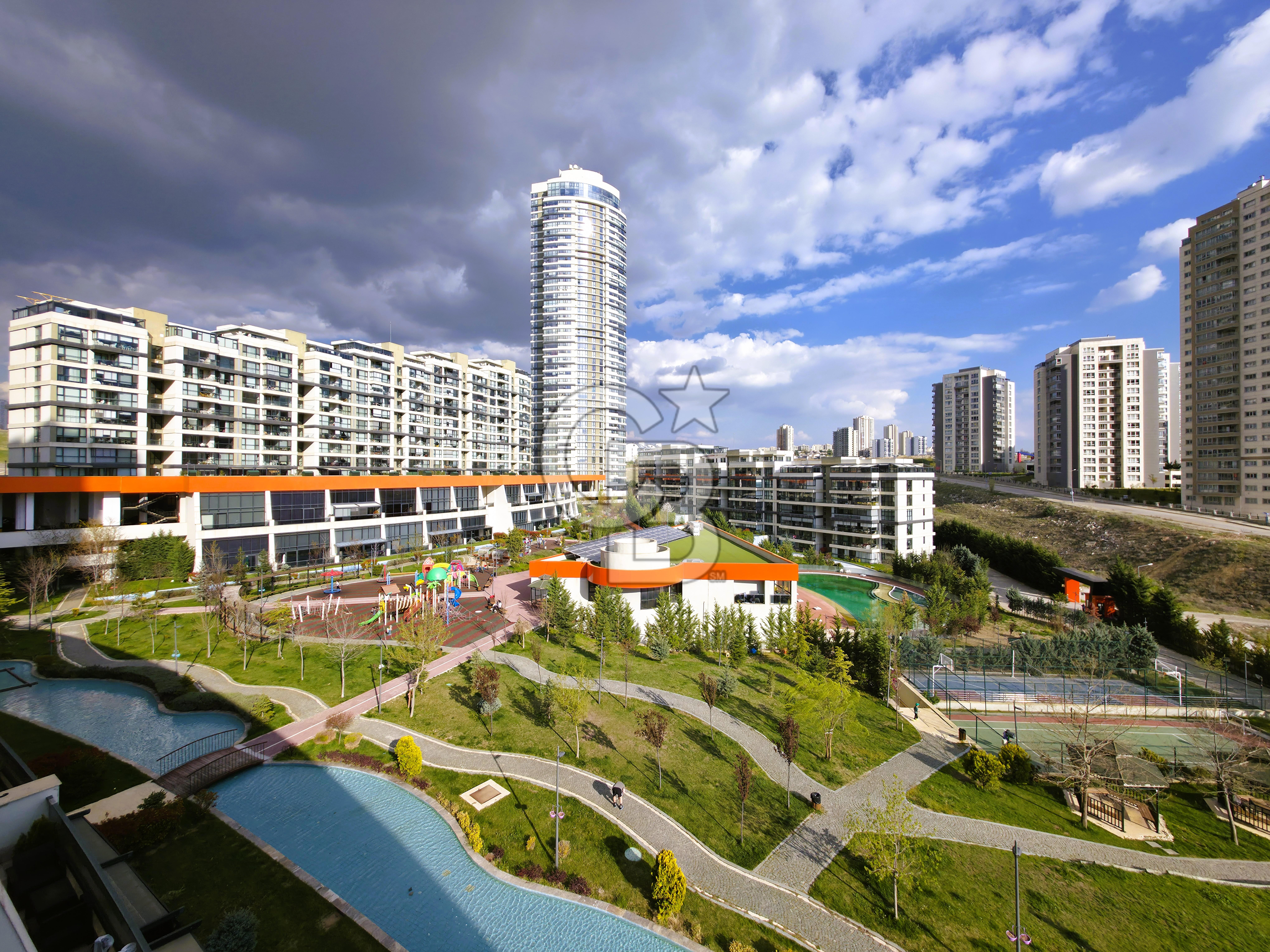 İNCEK PRESTİJ SİTESİ 1+1 EŞYALI KİRALIK ARA KAT KLİMA &FURNISHED