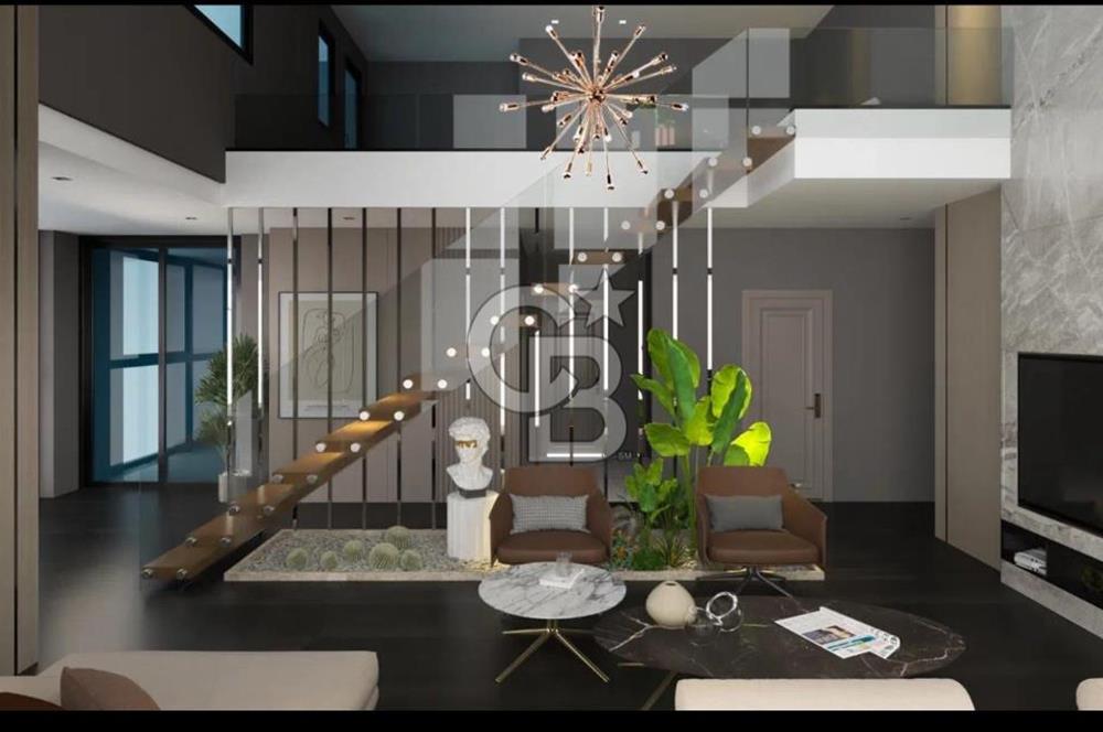 Üsküdar Çengelköy'de Boğaz Manzaralı Havuzlu Loft Dubleks Daire