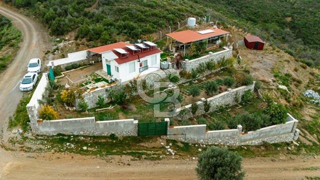 Manzaralı,Prefabrik Evli,Güneş Enerjili 1 Dönüm Zeytinlik