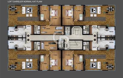 Üsküdar Çengelköy'de Boğaz Manzaralı Havuzlu Loft Dubleks Daire
