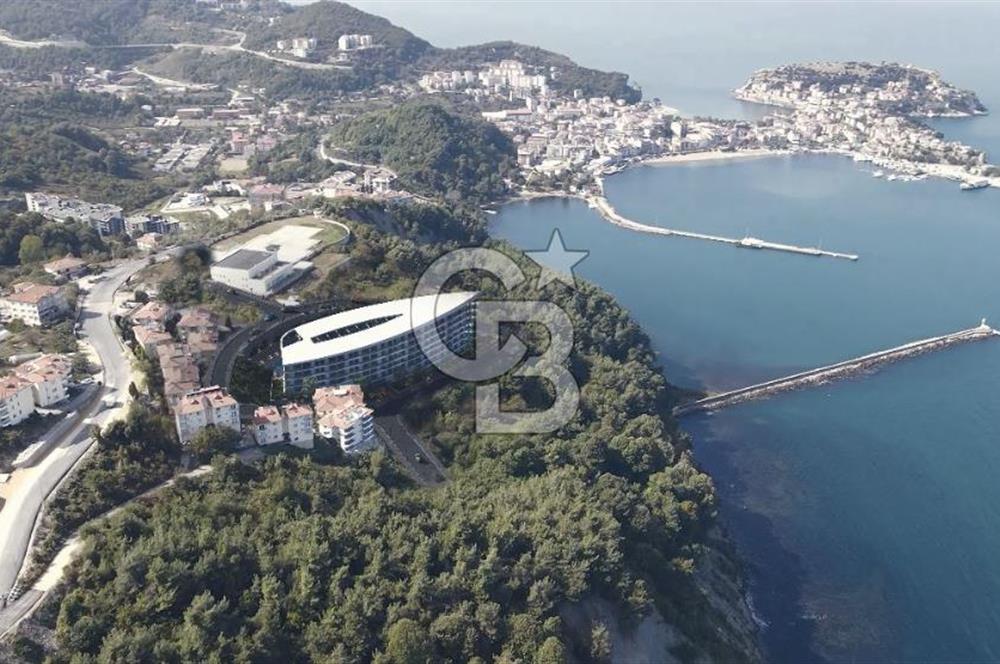 AMASRA'DA DENİZ MANZARALI, RUHSATLI, İNŞAAT BAŞLAMIŞ SATILIK 1+1