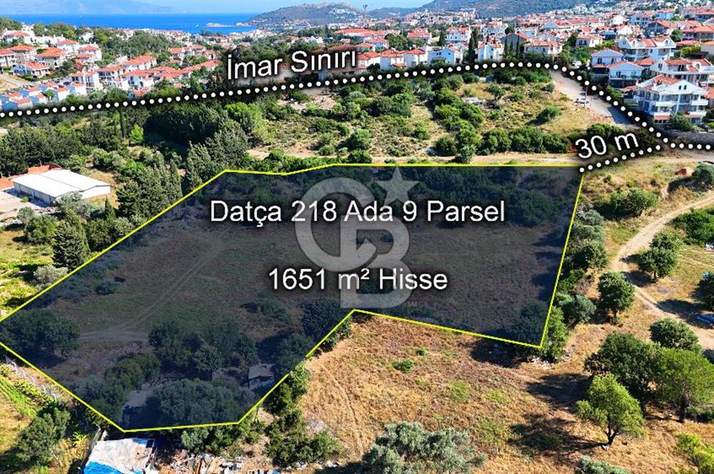 Datça İmar Sınırı'nda YATIRIMLIK Satılık 1651 m² Hisse
