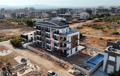 ANTALYA AKSU DA HAVUZLU KAPALI OTOPARKLI 1+1 SATILIK DAİRE