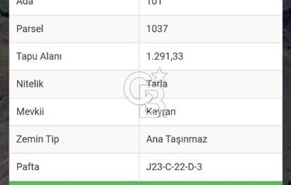 Altintas saraycikta imar dibi arazi