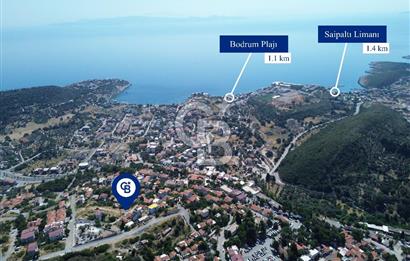 Karaburun Merkez'de Panoramik Deniz Manzaralı 169 m² Arsa