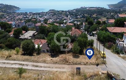 Karaburun Merkez'de Panoramik Deniz Manzaralı 169 m² Arsa