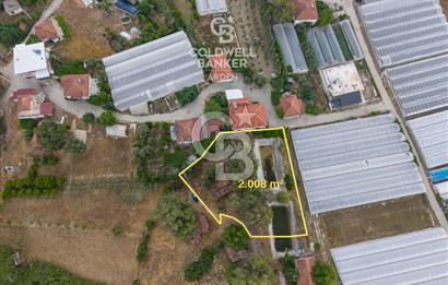 KAŞ DİRGENLER DE CB ARDEN DEN SATILIK EV VE 2.008 m² BAHÇE