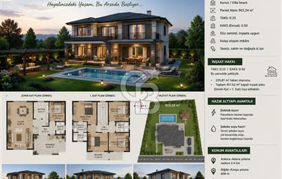 KONYA EREĞLİ ZENGEN MAH.DE MÜSTAKİL TAPULU VİLLA İMARLI ARSA