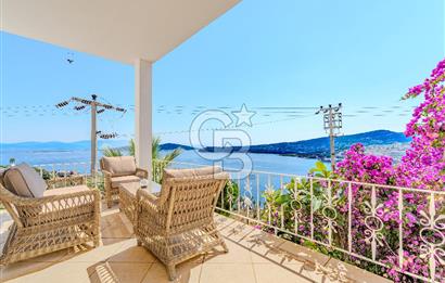 Bodrum Gündoğan'ın Muhteşem Deniz Manzaralı Satılık Villa