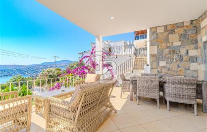 Bodrum Gündoğan'ın Muhteşem Deniz Manzaralı Satılık Villa