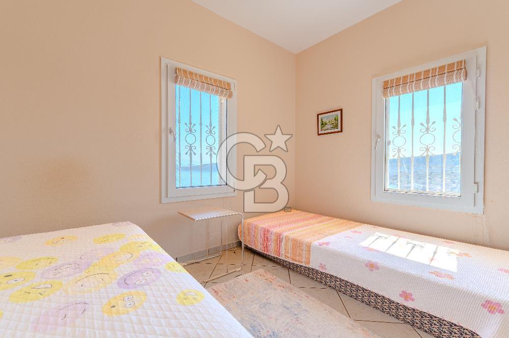 Bodrum Gündoğan'ın Muhteşem Deniz Manzaralı Satılık Villa
